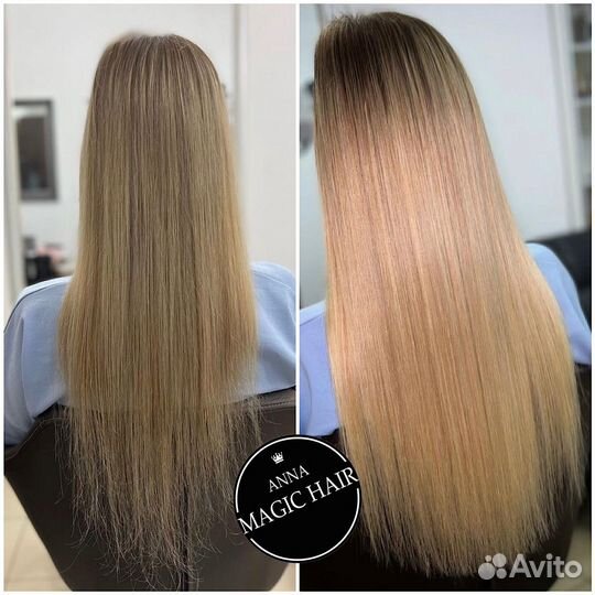 Итальянское горячее наращивание волос