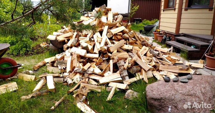Дрова качественные от 1 куба любых пород древесины