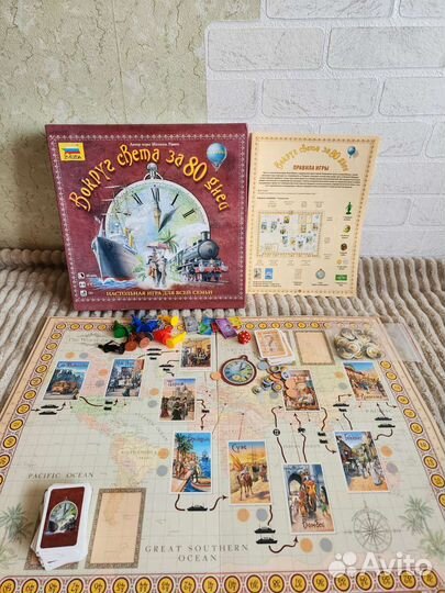 Настольная игра Вокруг света за 80 дней