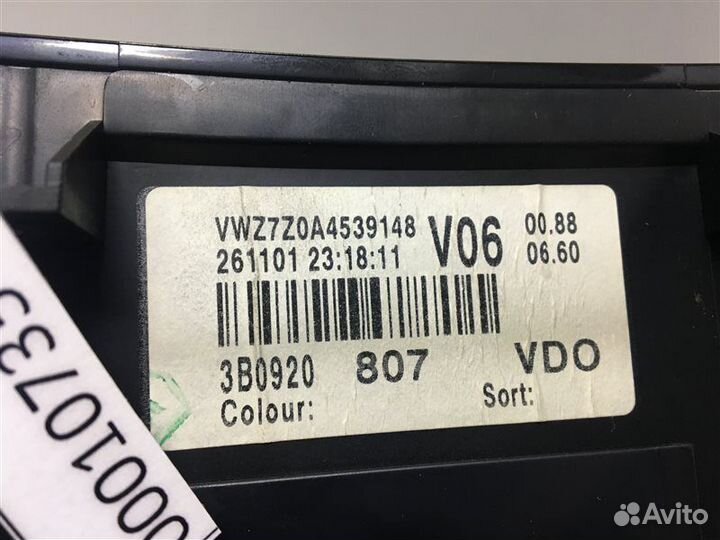 Приборная панель Volkswagen Passat B5 2000-2005