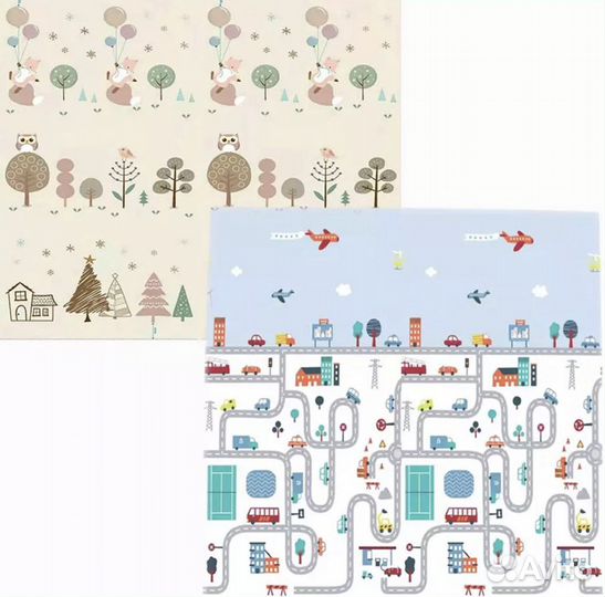 Складной коврик для ползания