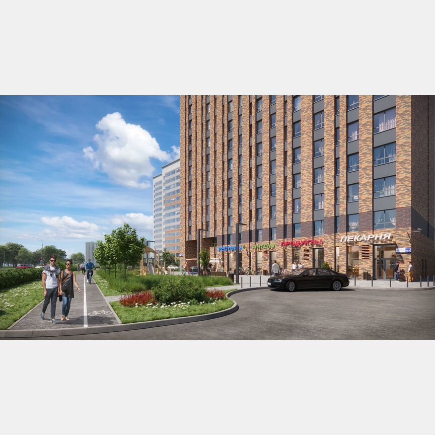 2-к. апартаменты, 43,8 м², 15/16 эт.