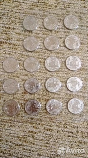 Монеты по 25р олимпийские сочинские