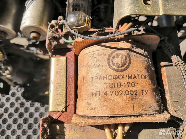 Ламповый телевизор рекорд 312, плата. Тсш-170