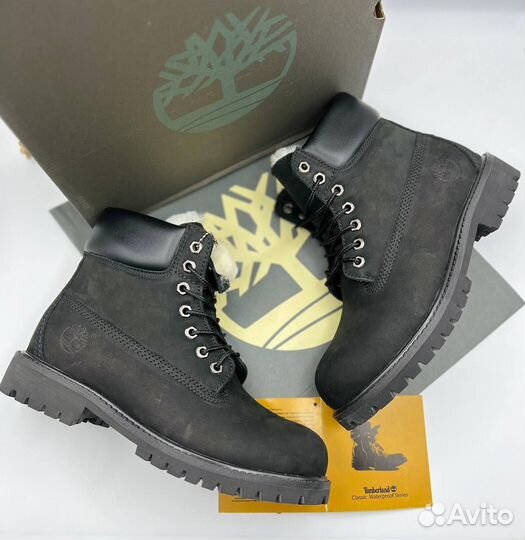 Теплые Timberland с мехом