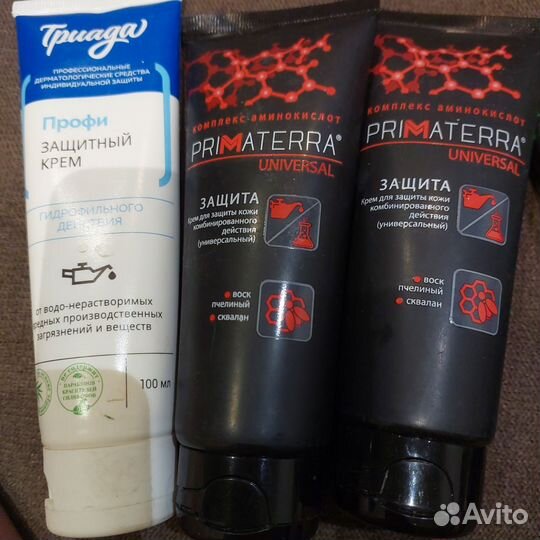 Крем защиты кожи Триада и Primaterra universal