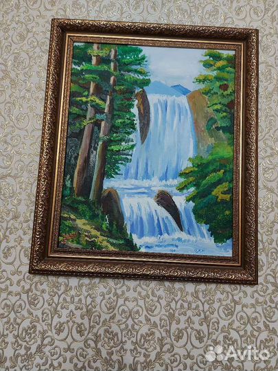 Картина маслом на холсте ручная работа в раме