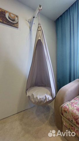 Подвесные качели гамак кокон капля