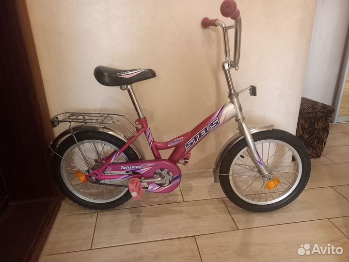 Велосипед для девочки 4-7 лет колёса 16
