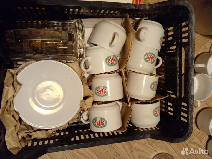 Чашка с блюдцем чайная пара 8 шт