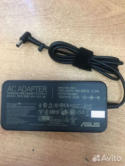 Блок питания для ноутбуков Asus 19V 6.32A 6.0x3.7m