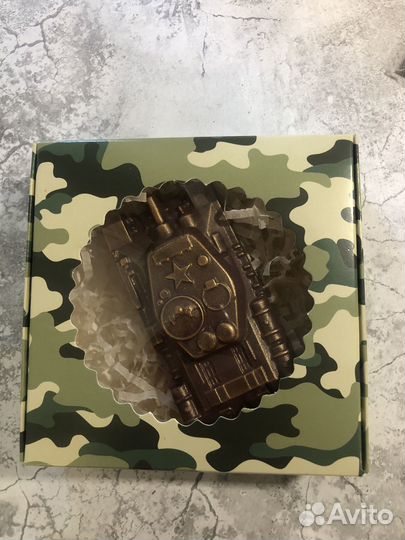 Подарочная коробочка на 23 февраля мыло