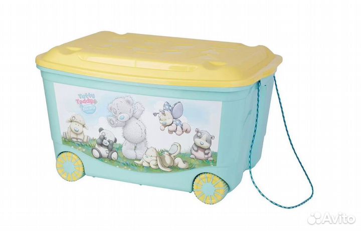 Ящик для игрушек на колесах с апл. ME TO YOU, 4313