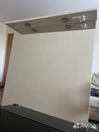 Зеркало с подсветкой 80х80