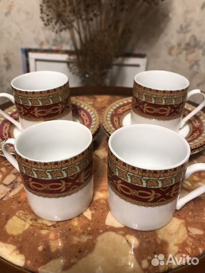 Чашки с блюдцем кофейные