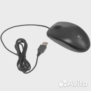 Мышь проводная logitech