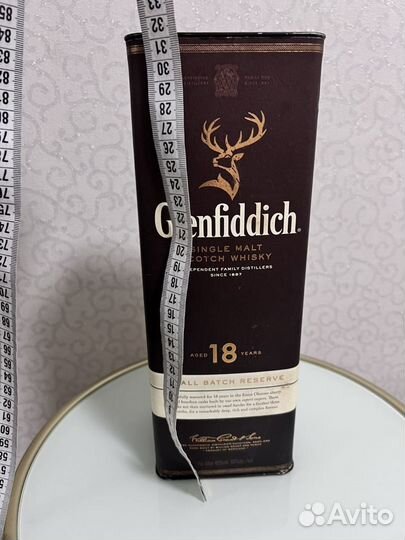 Коробка от виски glenfiddich 18 летний