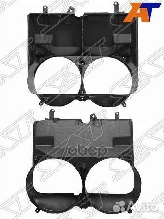 Диффузор радиатора toyota hiace/quantum H2 05