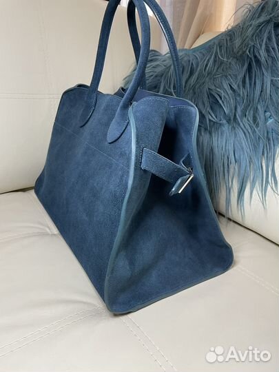 Сумка тоут замша the row