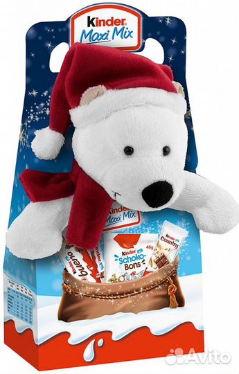 Новогодний сладкий подарок Kinder из Германии