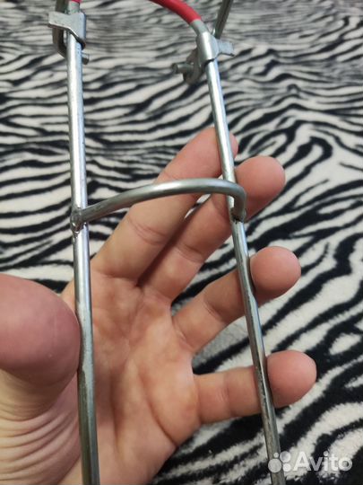 Подставка для удочки складная 29 см, металлическая