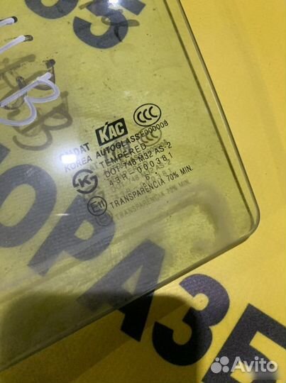 Стекло двери задней левой Chevrolet Lacetti хетч