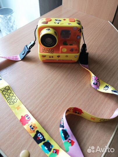 Детский фотоаппарат мгновенной, моментальной печат