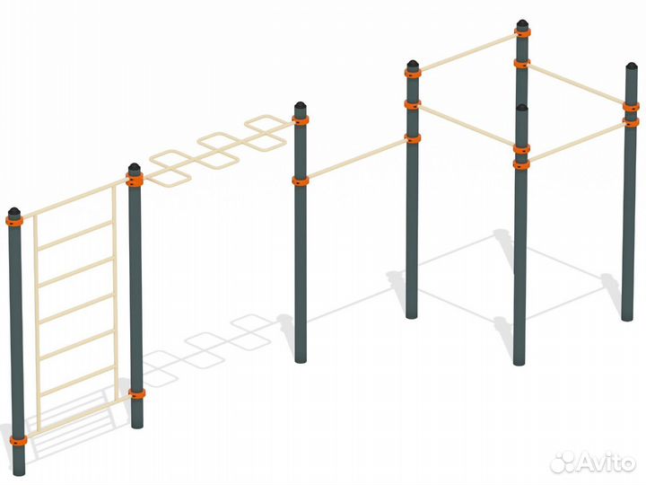 Уличный спортивный комплекс (Workout) воркаут