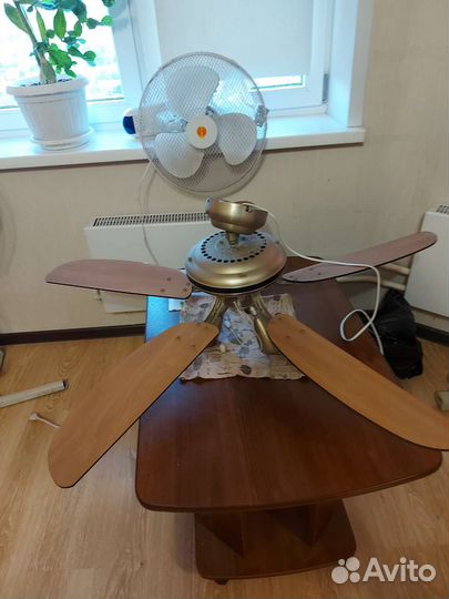 Люстра с вентилятором