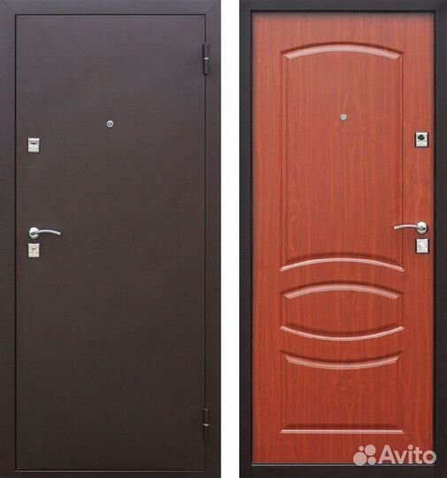 Двери входные стальные металлические