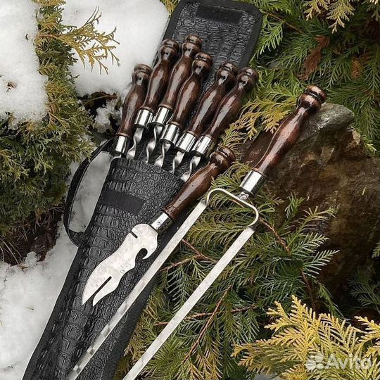 Набор шампуров в чехле