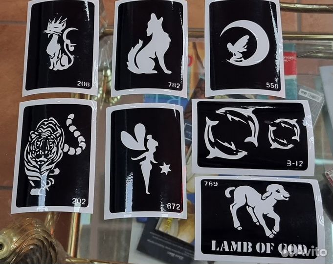 Временная переводная татуировка наклейка