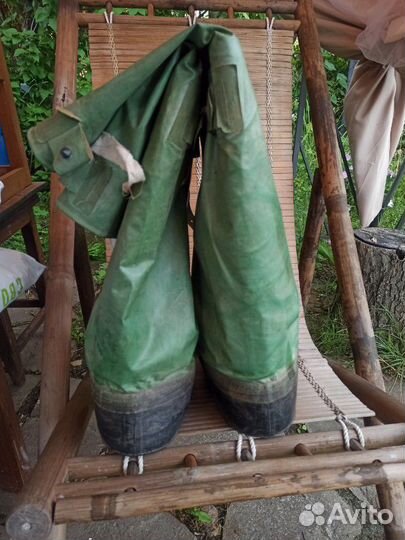 Сапоги зимние для рыбалки с вкладышами-валенками