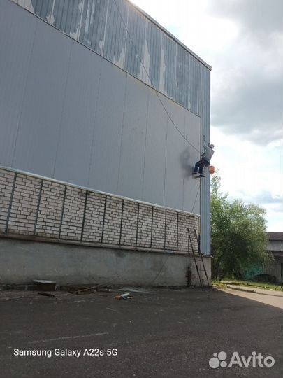 Высотные работы, утепление стен, фасад