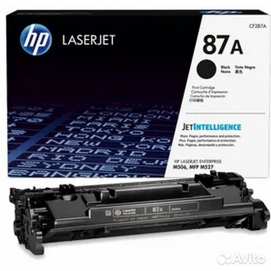 Пустой первоходный картридж HP CF287A