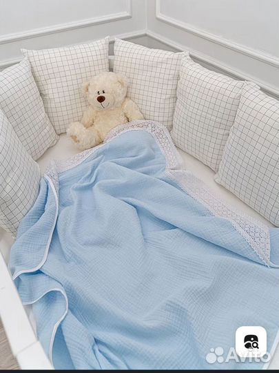 Муслиновый конверт на выписку