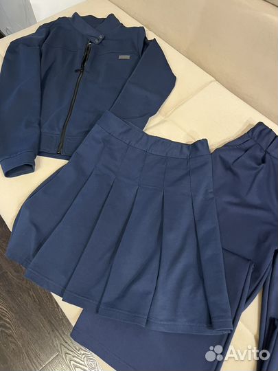 Школьная форма inzibe курточка юбка и брюки 158