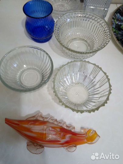 Конфетница,салатницы,ваза