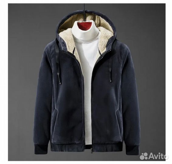 Толстовка утеплённая мужская