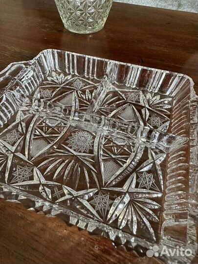 Посуда из чешского хрусталя