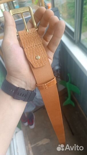 Ремень мужской натуральная кожа ручная работа