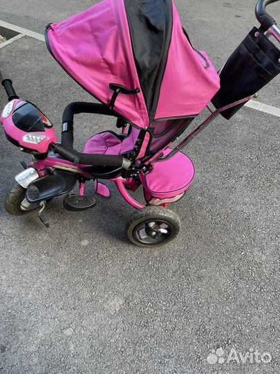 Детский велосипед с родительской ручкой