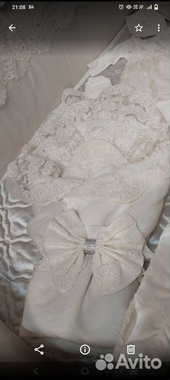 Конверт на выписку весенний