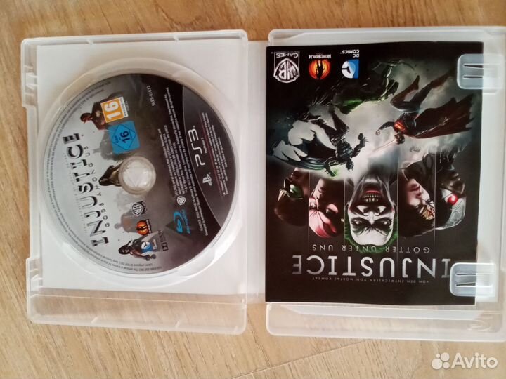 Диски для playstation 3 injustice