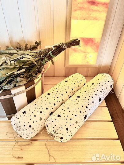 Валик для бани из можжевельника