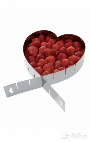 Форма для выпечки раздвижное сердце