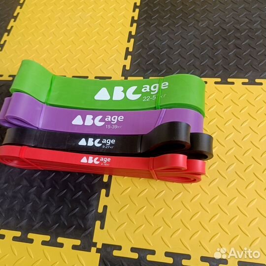 Резиновые петли 4шт набор 4-57 кг Новые