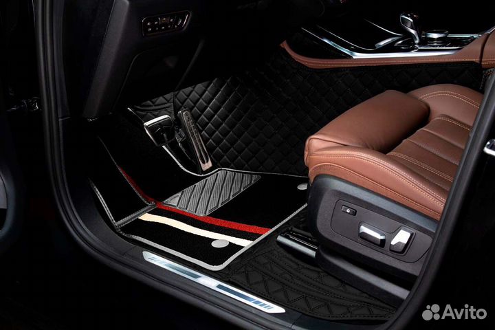 3D Коврики KIA из Экокожи