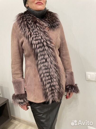 Дубленка натуральная женская (Италия) р. 46-48
