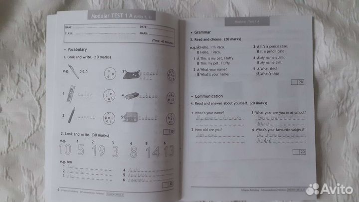 Английский язык Spotlight Test Booklet 3 класс